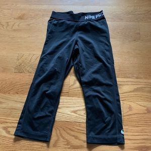 Nike Pro Size Small Sport Athletic Leggings Black